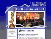 Tablet Screenshot of filmacademyphil.org